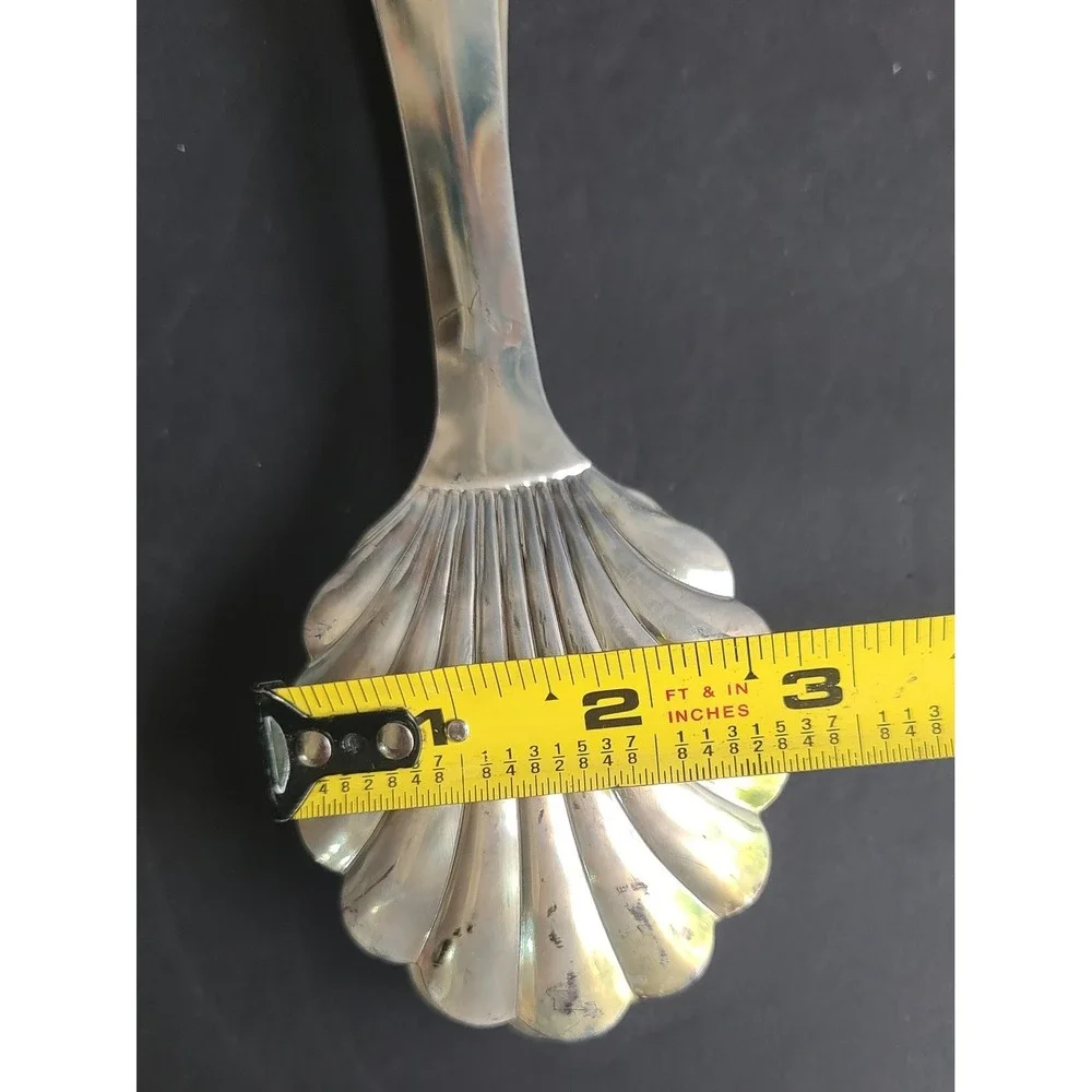 International Silver Company 9 Inch Silverplated Shell Serving Tong NEW in Box